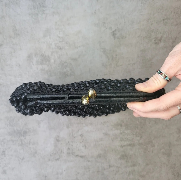 Vintage Princess Charming by Atlas Beaded Clutch Handbag Mid Century 50s 60s - Picture 8 of 11